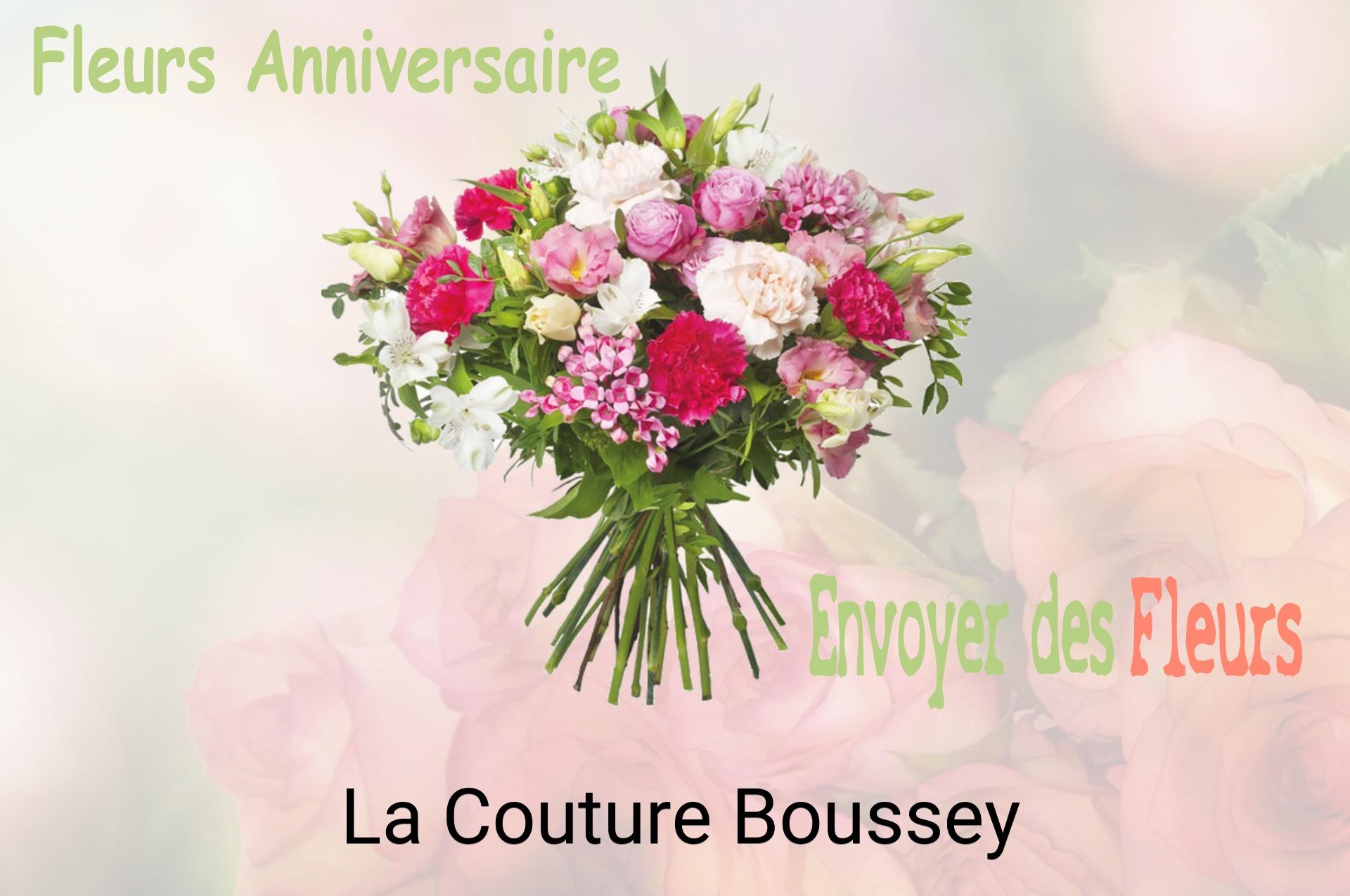 Bouquet de fleurs d’anniversaire livré à La Couture-Boussey